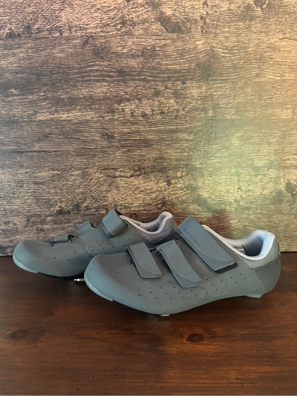 Womens Gray Shimano Cycling Shoes